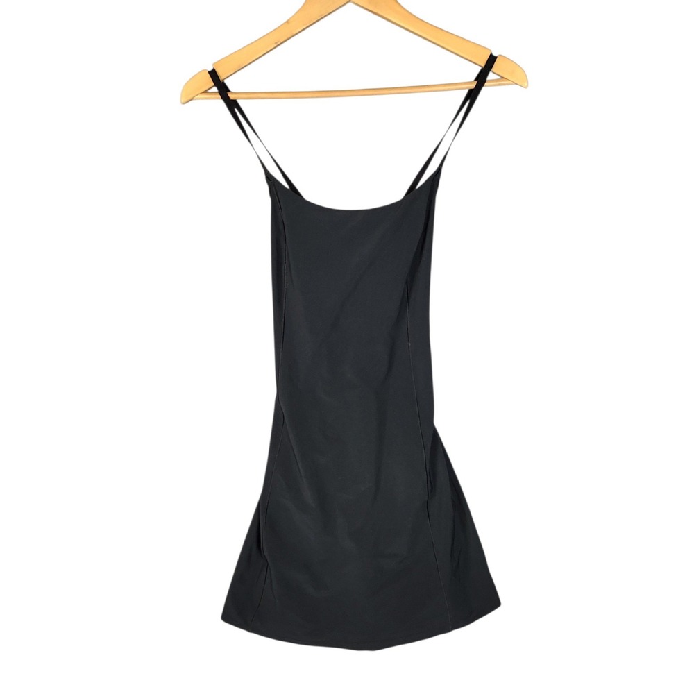 OFFLINE by Aerie Exercise Dress Small Black Built-in Shorts Mini Activewear